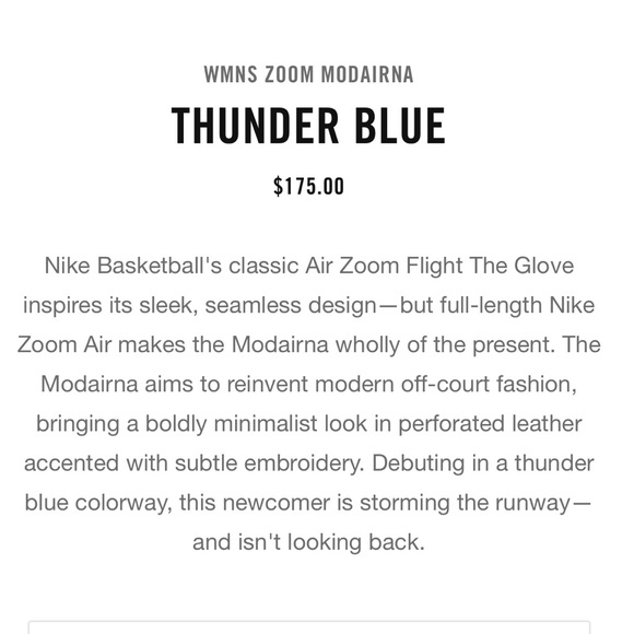 New! *Last Pair !* Nike Women's  Modairna in Navy - Picture 5 of 8